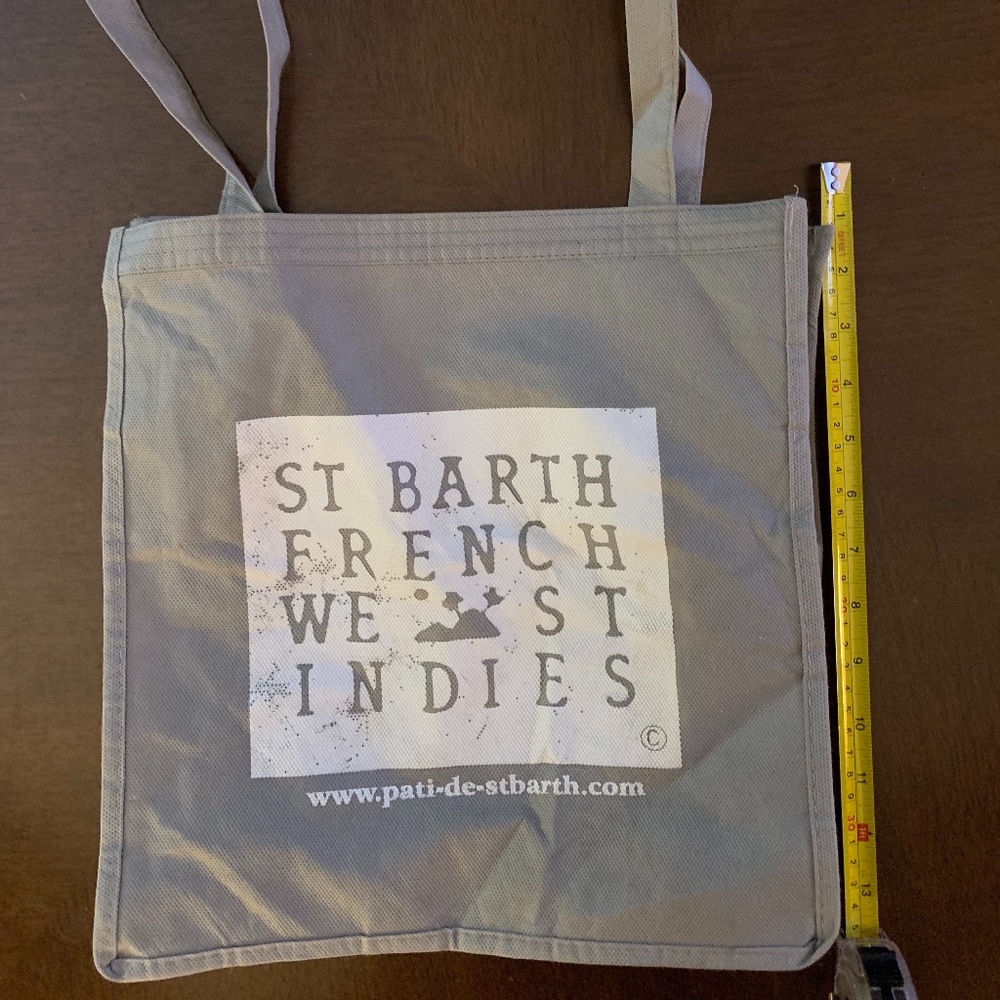St Barths French West Indies 13inch Reusable Tote